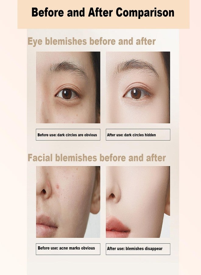 TIRDET 6 Colors Correcting Concealer Palette, 6 In 1 Contour Palette with 2 Packs Brush, Makeup Palette Contouring Foundation Color Corrector Palette, Color Corrector for Dark Circles, Blemish, Acne - Image 5